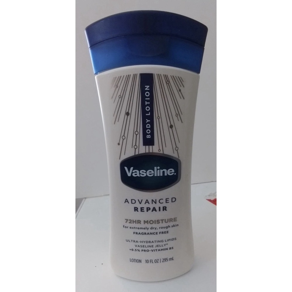 Vaseline Advanced Repair Body Lotion, Fragrance Free, 10 fl oz (295 ml)